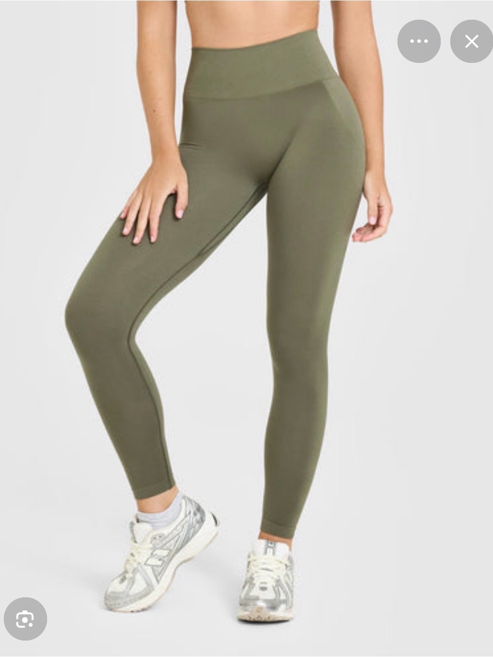 Oner Active Olive Green Effortless Seamless Leggings